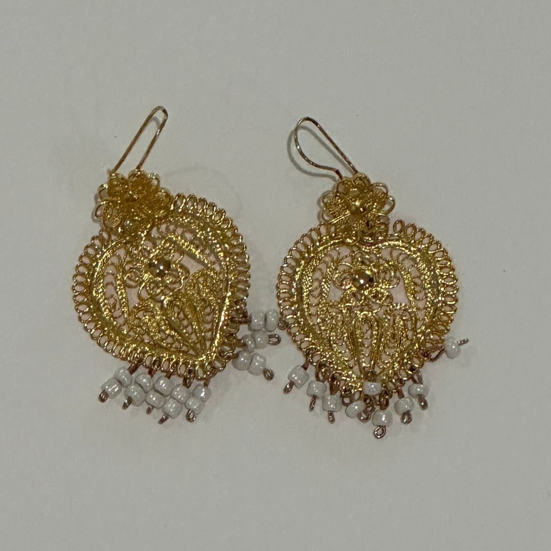 Pendientes de Filigrana Corazón