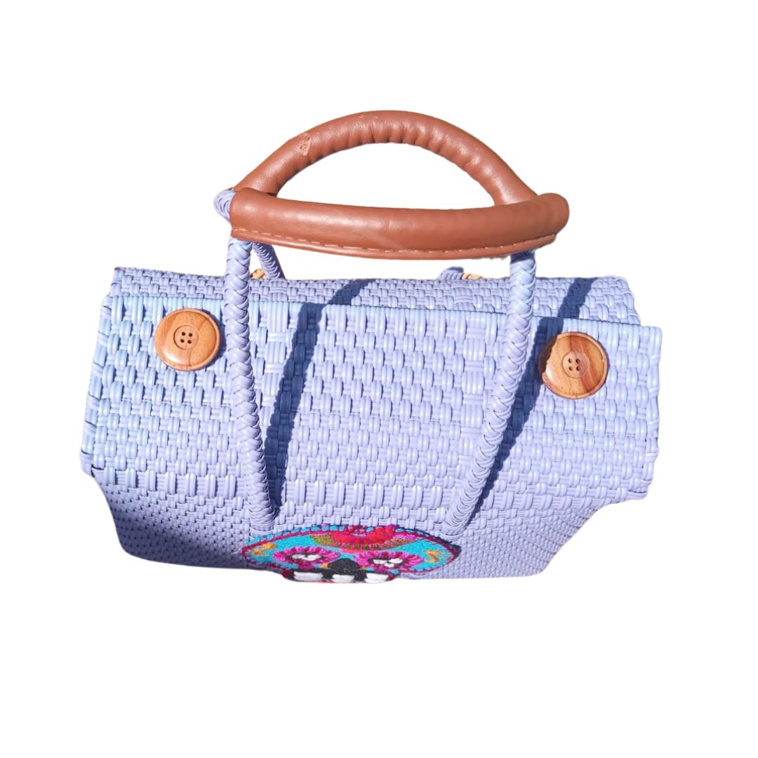 Bolsa Calavera Chica Color Lila