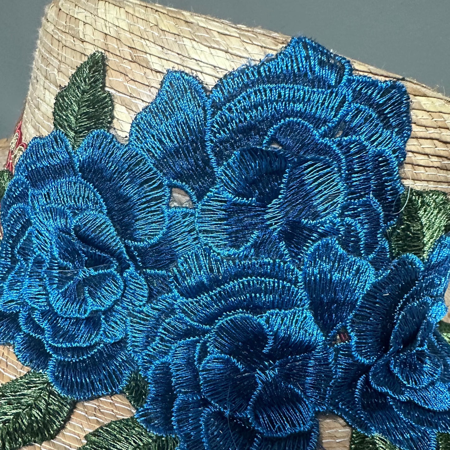 Sombrero Palma Toquilla y Rosas