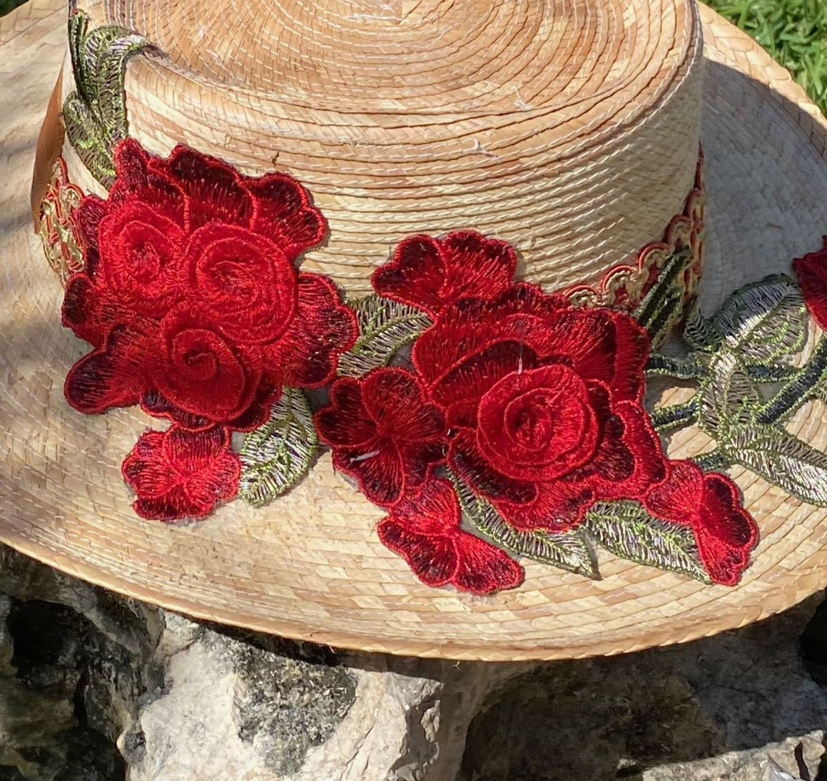 Sombrero de Plalma Rosas