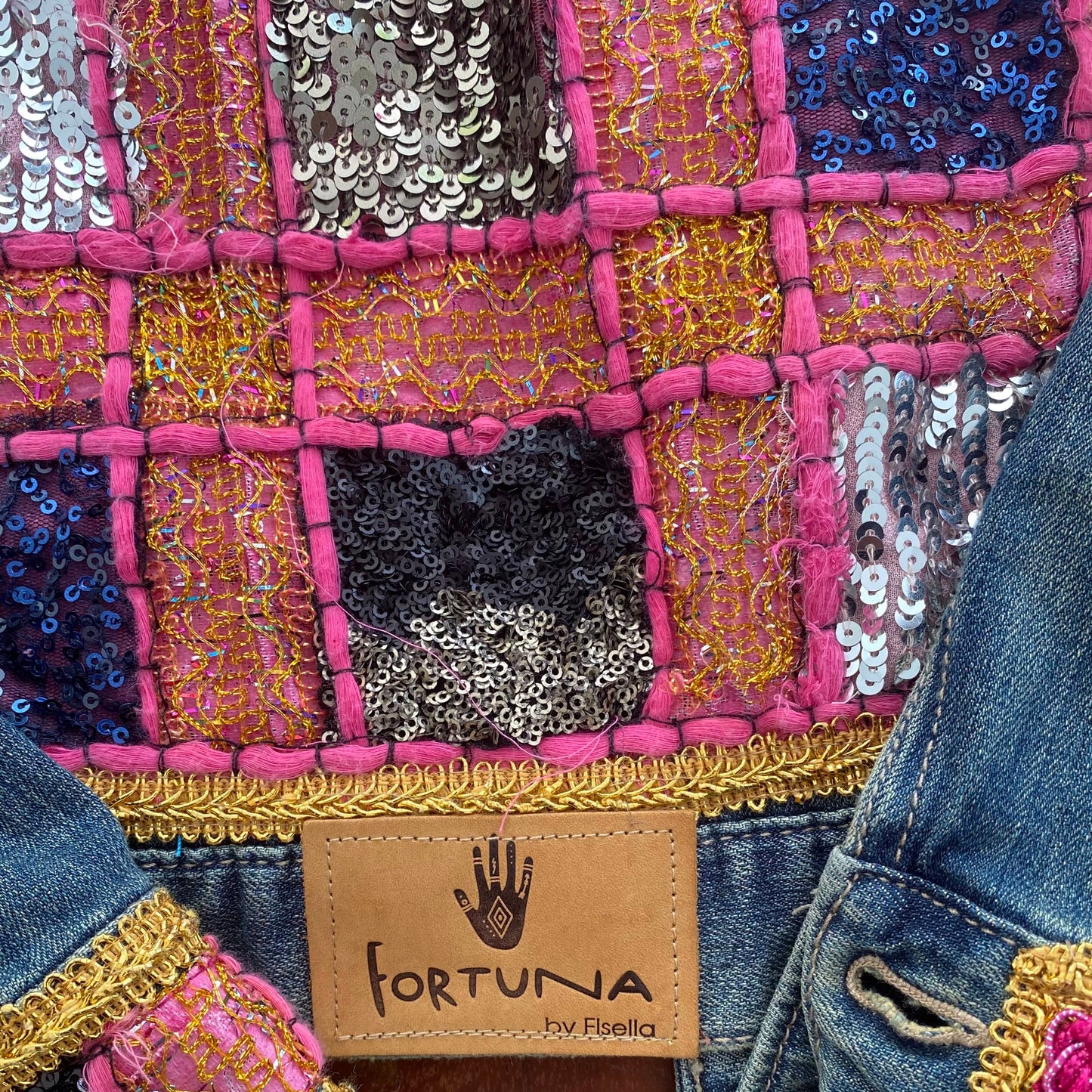 Chamarra Hindú Rosa Talla - EXTRAGRANDE