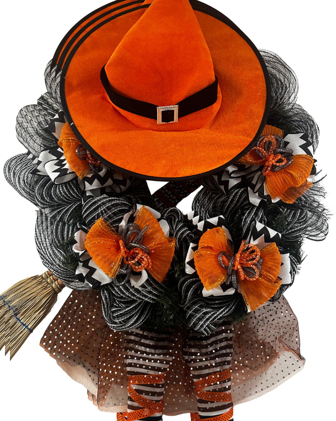 Corona de Halloween Bruja | Decoración Mágica de Halloween
