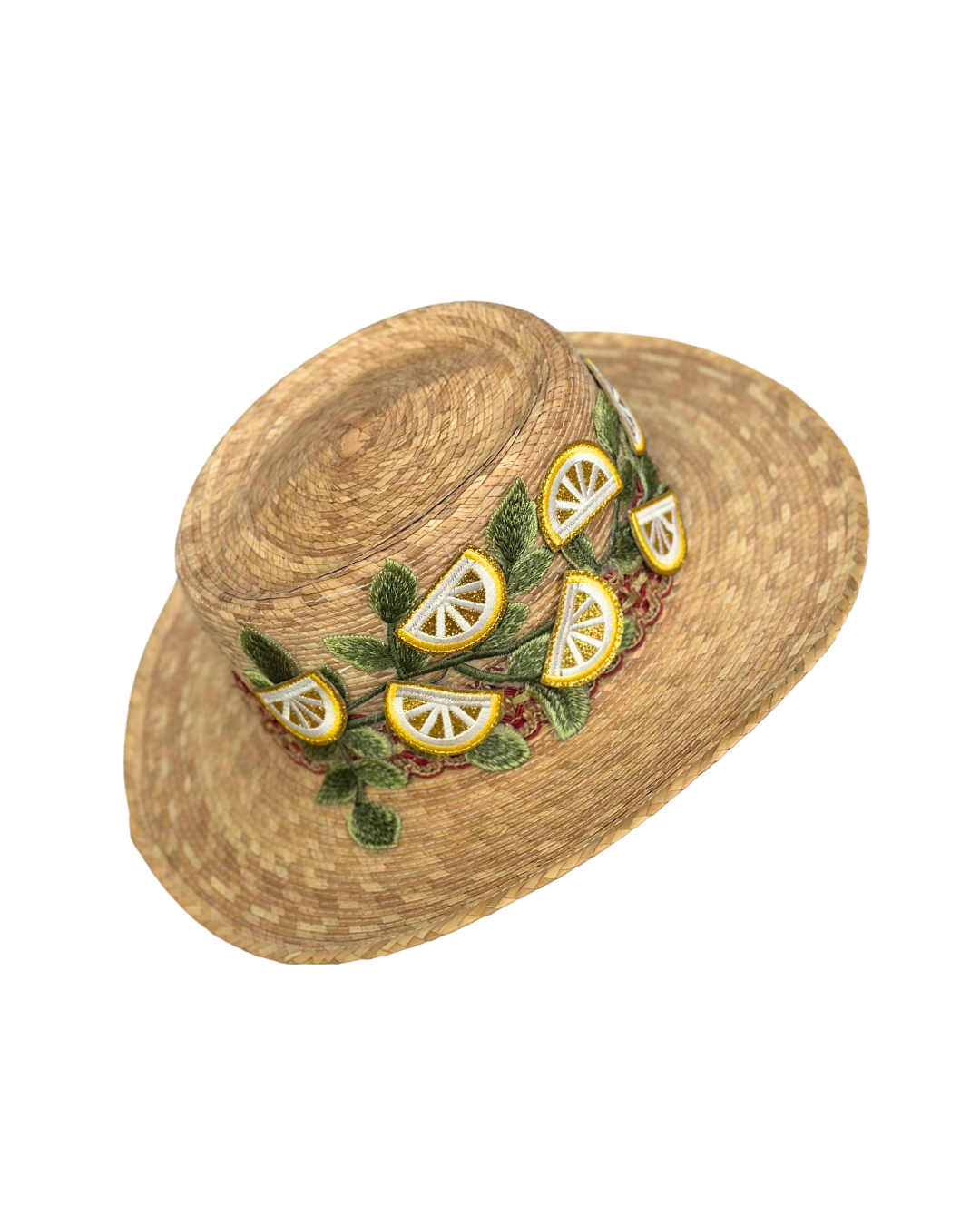 Sombrero con Palma LImones/Fortuna by Fisella