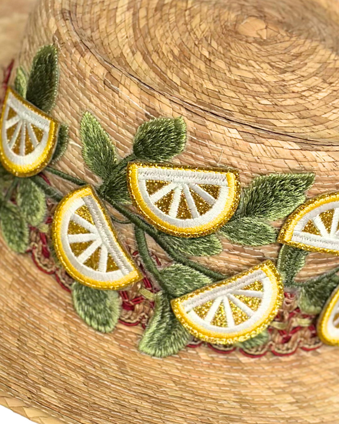 Sombrero con Palma LImones/Fortuna by Fisella