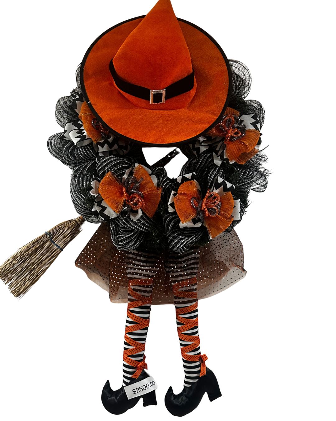 Corona de Halloween Bruja | Decoración Mágica de Halloween