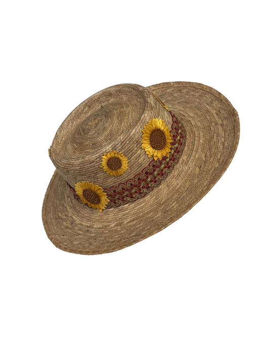 Sombrero de Palma Girasoles