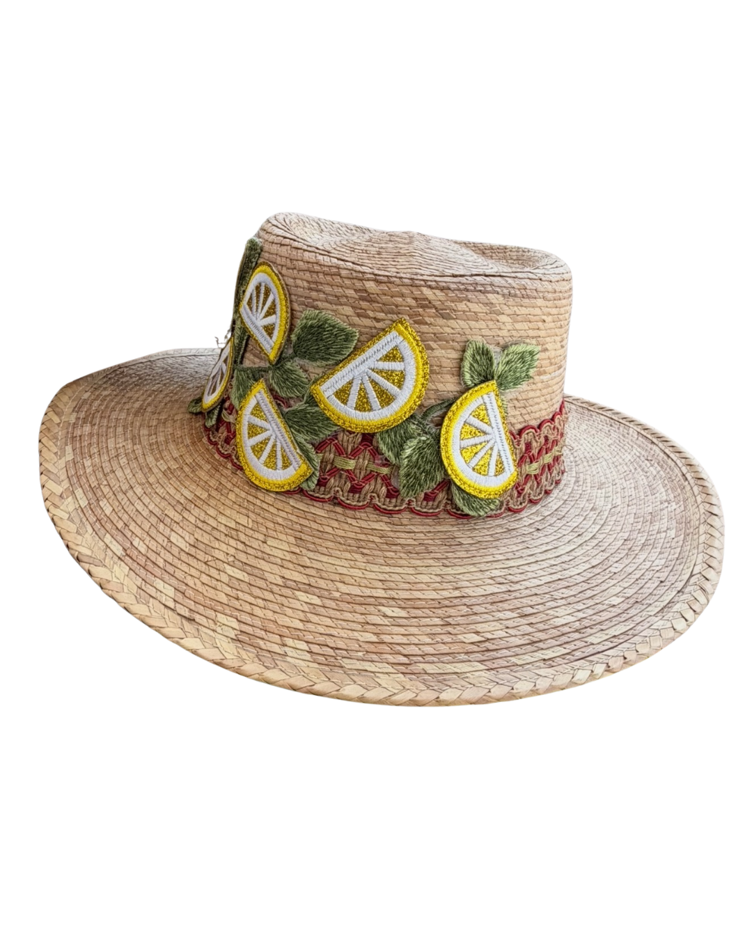 Sombrero con Palma LImones/Fortuna by Fisella