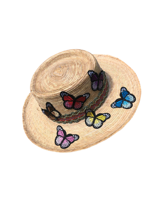Sombrero Toquilla Mariposas